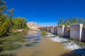 River Duero and bridge in San Esteban de Gormaz