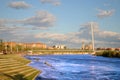 The river Ebro in Saragossa