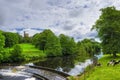 River in English countryside Royalty Free Stock Photo