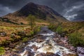 The River Etive and Glen Etive. Royalty Free Stock Photo
