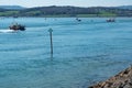 The river Exe estuary near Exmouth in Devon UK Royalty Free Stock Photo