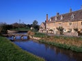 River Eye, Lower Slaughter, England. Royalty Free Stock Photo