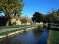 River Eye, Lower Slaughter, England. Royalty Free Stock Photo