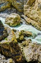 River flowing through the Breitachklamm Gorge Royalty Free Stock Photo