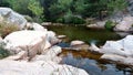 River flowing in a National Park of Madrid