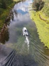 River flowing through Nature