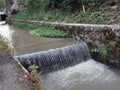 River flowing near Graft Bastion, Romania, Transylvania, Brasov