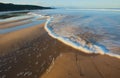 River flowing into sea