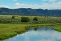 River flowing in Utah landscape