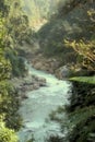 River flowing through the valleys