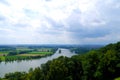 River Flows Lazily ona Summer Afternoon Royalty Free Stock Photo