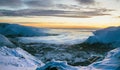 The river of the fog. Khibiny mountain.