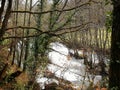 The river follows the Way of St. James. In Galicia Northwest Spain.