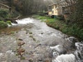 The river follows the Way of St. James. In Galicia Northwest Spain.