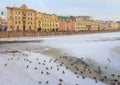 River Fontanka in St. Petersburg, Russia