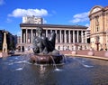 River fountain, Birmingham. Royalty Free Stock Photo