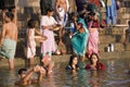 River Ganges in Varanasi - India Royalty Free Stock Photo