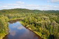 River Gauja and Turaida castle