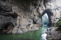 The river in a giant cave