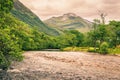 River in Glen Nevis valley, Scotland Royalty Free Stock Photo