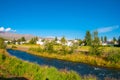 River Glera in Akureyri in Iceland Royalty Free Stock Photo