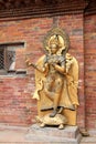 River goddess Ganga at Mul Chowk, Royal Palace in Patan