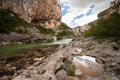 River and gorge of Lumbier in Navarre Royalty Free Stock Photo