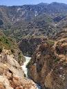 Kings River Gorge in Kings Canyon National Park California Royalty Free Stock Photo