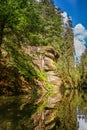 Gorges in Czech Republic Royalty Free Stock Photo