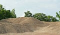 River gravel pile