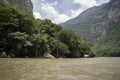 River in Grijalva river in Sumidero Canyon, Triunfo, Mexico