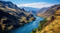 river hells canyon deep Royalty Free Stock Photo