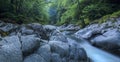 River in Hirkan national park in Lankaran Azerbaijan Royalty Free Stock Photo