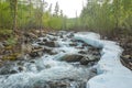 River Hoisey Tributary. Putorana Plateau, Taimyr. Russia