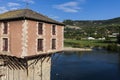 River house on river Tarn in Millau