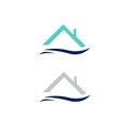 River House Sign Symbol Logo