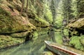 River in Hrensko HDR Royalty Free Stock Photo