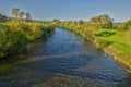 River Hron near village of Sliac Royalty Free Stock Photo