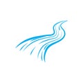 River icon Vector Illustration design Logo