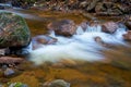 The river Ilse at Ilsenburg in the Harz National Park Royalty Free Stock Photo