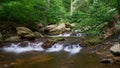 The river Ilse at Ilsenburg in the Harz National Park in Germany Royalty Free Stock Photo