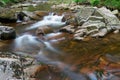 The river Ilse in forest in the Harz National Park Royalty Free Stock Photo