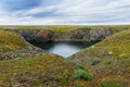 The river Ilyinka on Novaya Zemlya Royalty Free Stock Photo