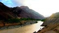 River Indus near Nurla Royalty Free Stock Photo