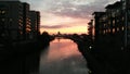 River Irwell at sunset
