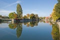 River Isar Landshut Bavaria