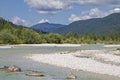 River Isar near Vorderriss Royalty Free Stock Photo