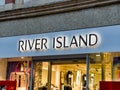 River Island Sign Royalty Free Stock Photo