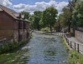 River Itchen in Winchester Royalty Free Stock Photo