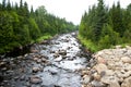 River in Jacques-Cartier National Park Royalty Free Stock Photo